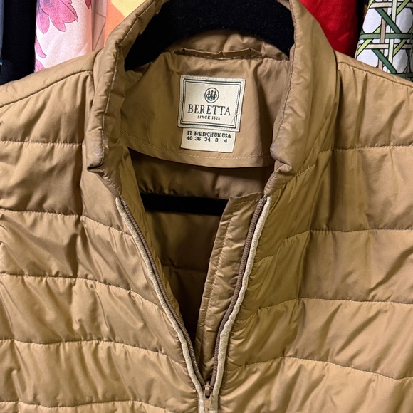 beretta Jackets & Blazers - Beretta Women's Tan Quilted Vest